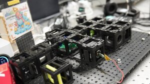 DIY-Microscope from the Open UC2 company, built in the Lichtwerkstatt Makerspace.