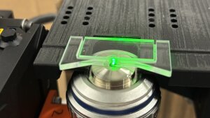 Microfluidic chip for single molecule detection in cooperation with ShapeFab GmbH & Co. KG