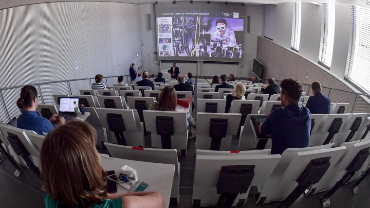 Quantum technology workshop at the ACP auditorium in 2021.