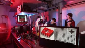 Spectroscopic characterization of an artificial nanooptical metamaterail.