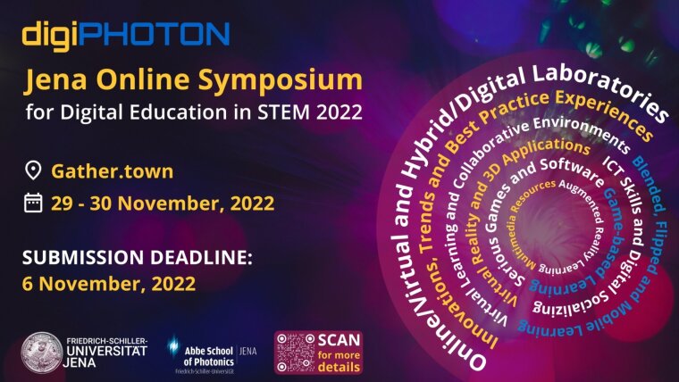 Jena Online Symposium for Digital Education in STEM 2022.
